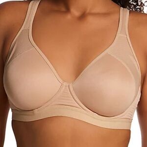 Carnival Coolmax Underwire Sports Bra Nude Tan Women’s 32C Style 604